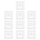 10 Pcs Transparent Keycap Computer Keyboard Mechanical Cover Keys