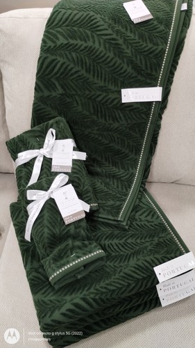 Mi Casa Portugal 4 pc ZEBRA HAND & TIP TOWELS LUXURY animal Black textured NEW - Picture 9 of 24