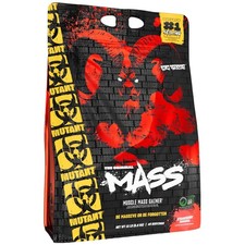 Mutant Mass Protein Powder Weight Gainer 15 Pound Bulk Build Muscle Gain 7.73 per gallon