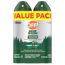 Off! Deep Woods Sportsman Insect Repellent 6 Oz (2 Pack)