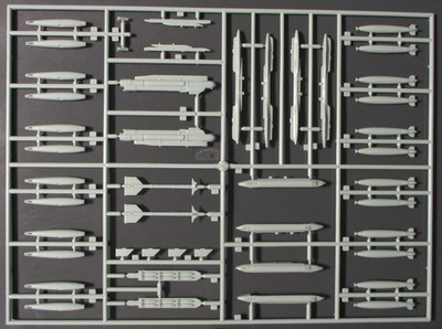 Academy 1/48th Scale USAF F-111A  Aardvark - Parts Lot E from Kit No. 12360