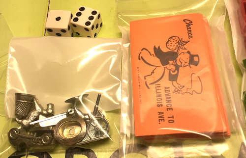 1961 Vintage Monopoly Board Game With Metal Tokens - Picture 5 of 17