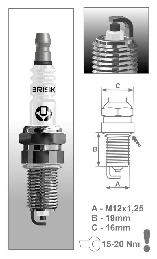 Bujía súper cobre para Suzuki GS 500 F 2006 2007 2008 2009 2010 2011 Foto 2 de 2