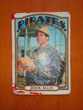 1972 Topps Baseball Dock Ellis No-hitter LSD Inspired By Modern Art Pirates Card