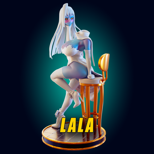 Sexy Lala Wedding Monster Girl Miniature Garage Kit - Picture 2 of 5
