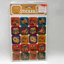 Vintage Thanksgiving Fall Stickers Paper Magic Junk Journal Collage Scrapbook