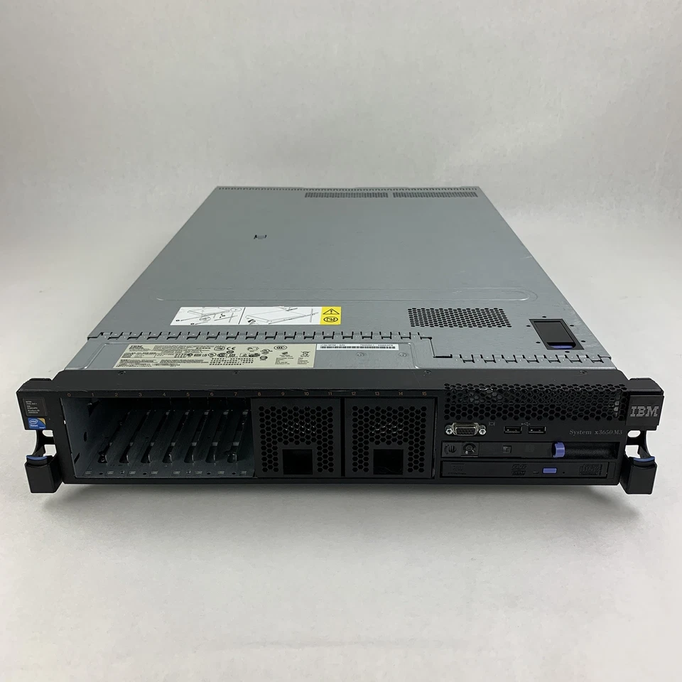 IBM System X3650 M3 Server 2x E5620 2.4 GHz 18 GB Ram Raid M5015 No OS No HDD - Image 2 of 4