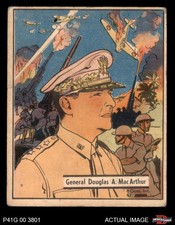 1941 War Gum #11 General Douglas Macarthur 3 - VG