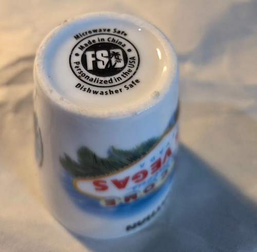 Las Vegas Schnapsglas "Jonathan" - Welcome to Fabulous Las Vegas Nevada Souvenir - Bild 3 von 4