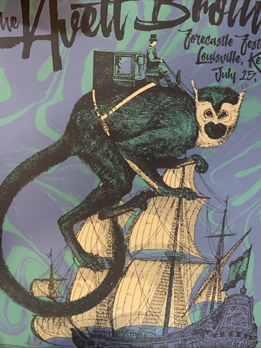 The Avett Brothers Status Serigrafie Poster Louisville, Kentucky 15. Juli 2016 - Bild 11 von 12