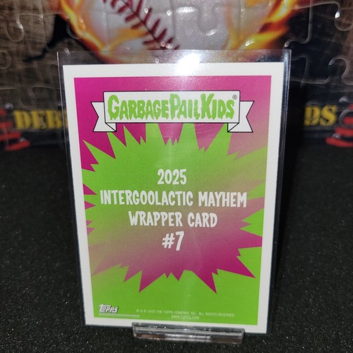 Tarjeta envolvente #7 Topps GPK Intergoolactic Mayhem Wave 2 2025 - Imagen 2 de 2