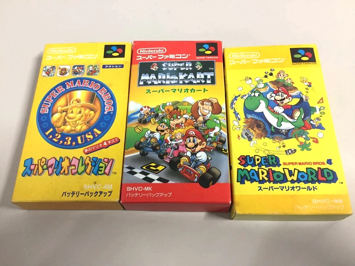 Видеоигры Nintendo SNES NTSC-J (Япония) Super Mario World