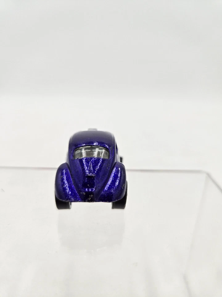 Vintage 1967 Hot Wheels Redline Custom Volkswagen VW USA Purple White Int. - Image 4 of 4