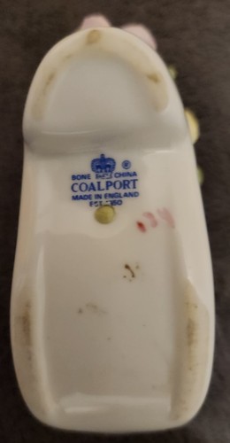 Vintage Coalport Bone China Schuh mit bunten Blumen - Bild 4 von 6