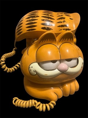 1989 Vintage Garfield Telephone Tyco Landline Phone 