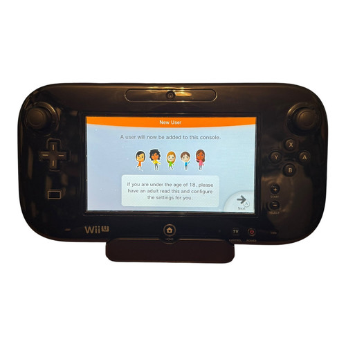 Nintendo Wii U Black 4 Games Tested Working - Picture 1 of 14