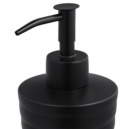 5-tlg. Badezimmer Set Edelstahl Badutensilien Badaccessoires schwarz Badzubehör - Bild 8 von 11