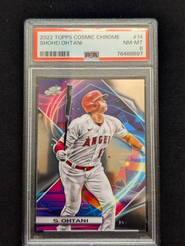 2022 Topps Cosmic Chrome - Shohei Ohtani #14 PSA 8