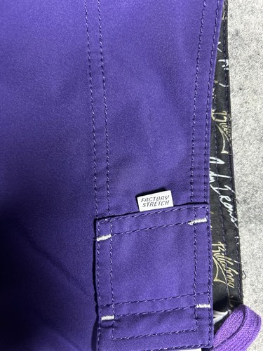 Billabong Andy Irons 36 Purple Board Shorts Flag Series Platinum Stretch Y2K - Picture 11 of 12