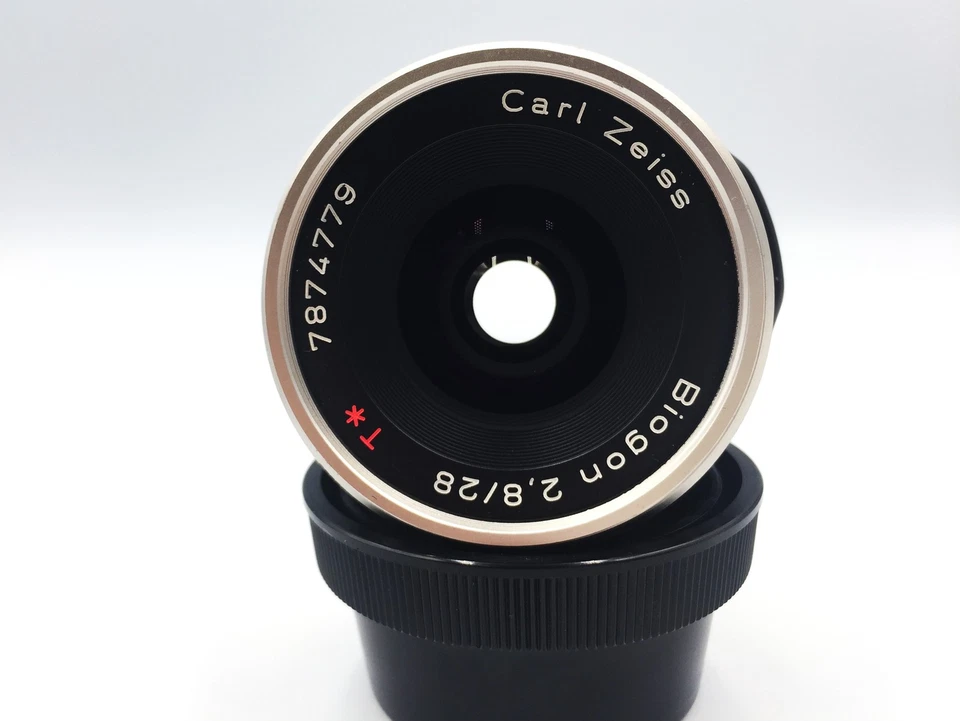 Lente de cámara Contax Carl Zeiss Biogon 28 mm F2,8 T* G1 G2 [casi como nueva] de JAPÓN Foto 2 de 4