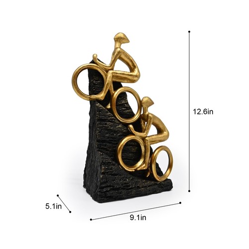 Bicicleta de Montaña Estatua Ciclista Regalos para Entusiastas de la Bicicleta Decoración de Carrera... - Imagen 6 de 6