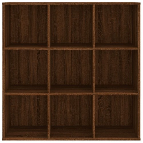 Book Cabinet Highboard Storage Book Rack Bookshelf Engineered Wood vidaXL - Picture 29 of 31