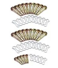 25 Pack Shear Cotter Pins for Snowblower 738-04124A Troybilt 714-04040 738-04124