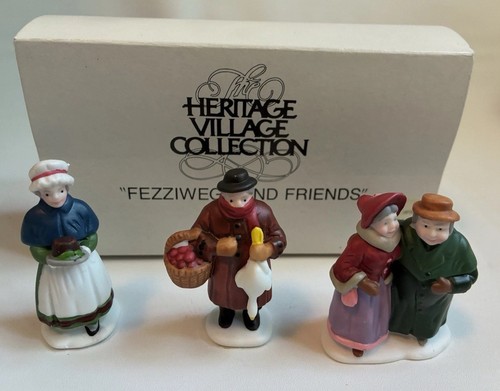 Heritage Village Dept 56 Lot 4 sets Figurines Dickens Christmas Carol Fezziwegs - Picture 8 of 13