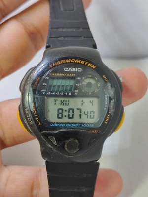 Vintage Rare Casio TS-200 Mod 987 Digital Mens Watch Made In
