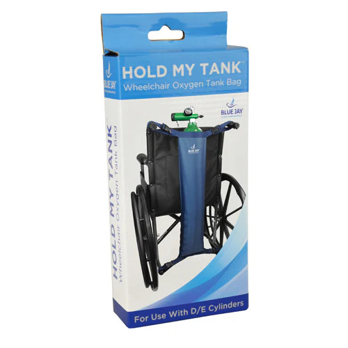 Wheelchair Oxygen Cylinder Bag Navy - Afbeelding 9 van 9