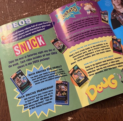 Ren & Stimpy In Disguise Nickelodeon VHS 1994, w/Intact Stickers And Inserts EX - Picture 9 of 13
