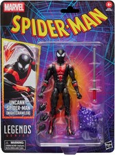 Marvel Legends Retro Cardback Uncanny Spider-Man  Nightcrawler  6' Action Figure
