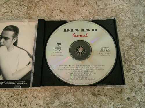 Divino "Sensual" CD In V/G+. Fonovisa Records FPCD-9254. 12 Tracks. 1995. - Picture 3 of 9