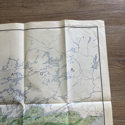 Mapa de la región de pinos de Minnesota de colección 1899 USGS clasificación de tierras bosque pradera L - Imagen 4 de 9