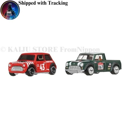 Hot Wheels Premium 2-Pack Morris Mini & '67 Austin Mini Pickup JBK97 Japan - Picture 7 of 8