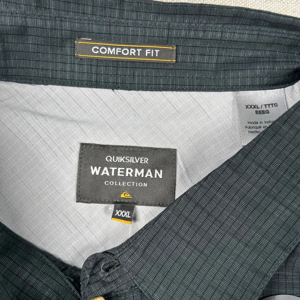 Quicksilver Waterman Shirt Mens 3xl Modal Button Pocket Performance Comfort Fit - Image 3 of 4