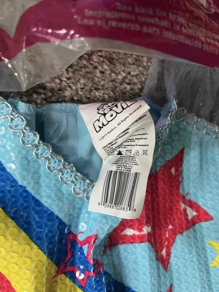 My little pony costume 4-6X Blue dress with mask movie mask - Image 4 of 4