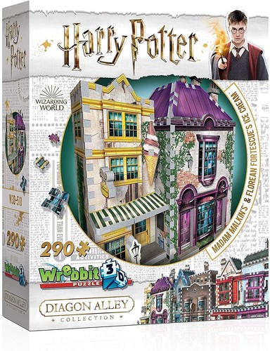 Wrebbit3D Diagon Alley Collection: Madam Malkins & Florean Fortescues (290pc) - Picture 4 of 10
