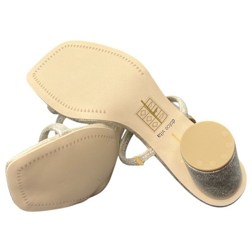 Dolce Vita Women's Noles Heels in Gold Metallic Stella Suede Size 7.5 - Picture 6 of 7