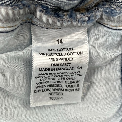 a.n.a High Rise Loose Fit Wide Leg Boho Cotton Denim Jeans Misses 14 - Picture 6 of 10