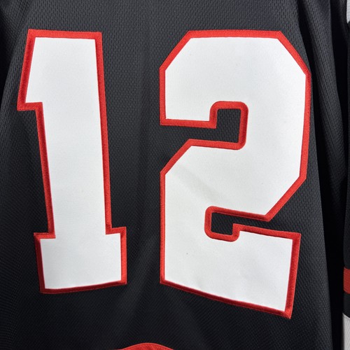 Death Wish Coffee Hockey Trikot Herren Large Skull Flow 12 Team Shirt schwarz rot - Bild 12 von 16