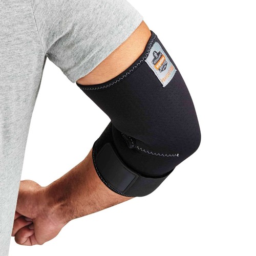 ProFlex 655 Neoprene Elbow Sleeve with Strap, Black, Large - Picture 7 of 9
