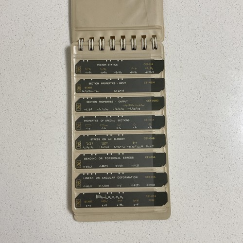 Hewlett Packard HP-67 & 97 Calculator Civil Engineering Pac With Cards - Picture 2 of 2