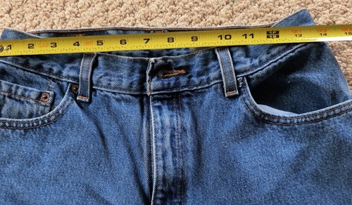 Levis 550 Mom Jeans 1992 Relaxed Tapered Damen 10 Miss S Blau USA Vintage 90er - Bild 8 von 17