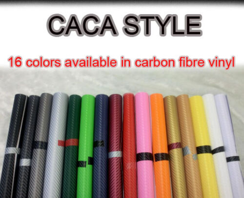 Carbon Fiber Vinyl Sticker Sheet Wallpaper 1270mm*300mm - Afbeelding 1 van 18