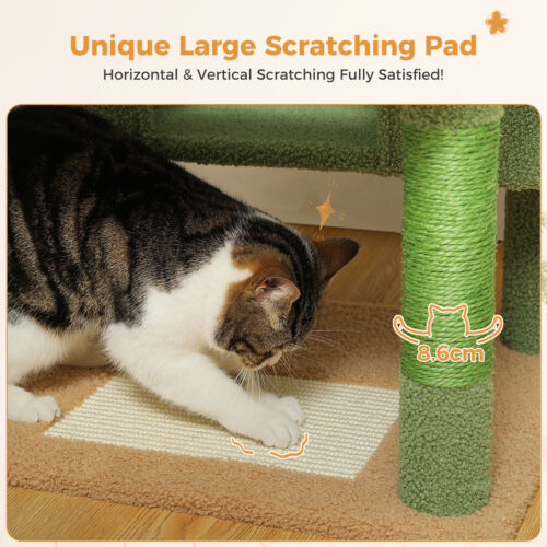 PAWZ Road Cat Tree Tower Scratching Post Scratcher Condo House Cat Furniture 184 - Picture 48 of 56