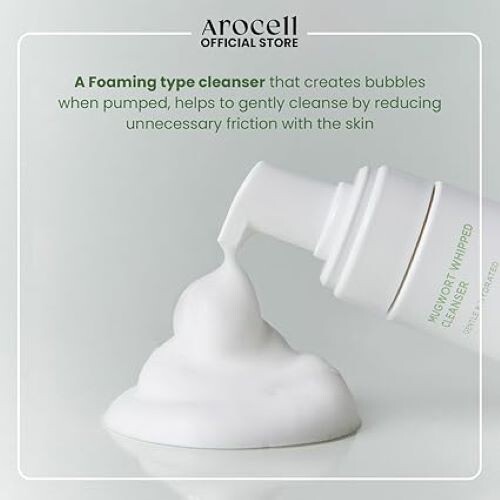 AROCELL Mugwort Whipped Micro Bubble Foaming Cleanser with Hyaluronic Acid - Picture 4 of 7