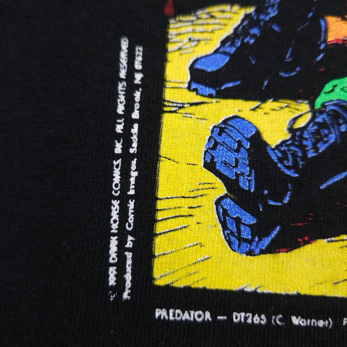 Predator Big Game Vintage 90's Single Stitch T Shirt Comic Predator Big Game Vintage 90's Single Stitch T Shirt Comic