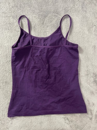 Eddie Bauer Tank Top Girls Medium Purple Camisole Spaghetti Cami Stretch Youth - Picture 8 of 8