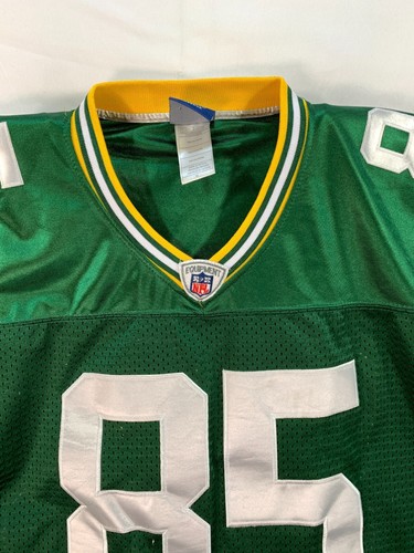 Green Bay Packers #85 Greg Jennings Reebok On Field Sewn Jersey Size 50 - Picture 2 of 20